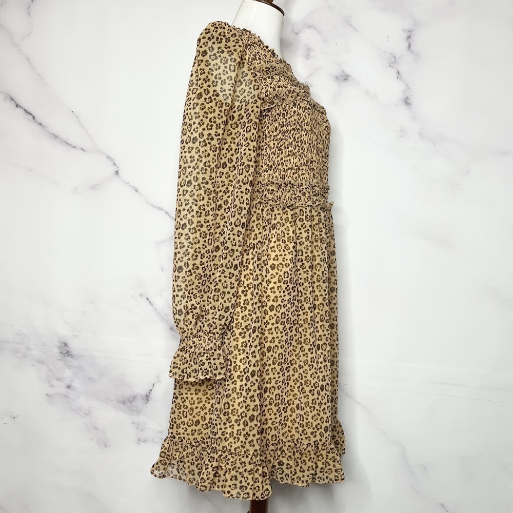 Rachel Parcell Leopard Print Smocked Dress - Picture 11 of 16